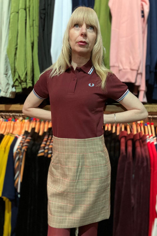 G12 Twin Tipped Maroon / White - Polo