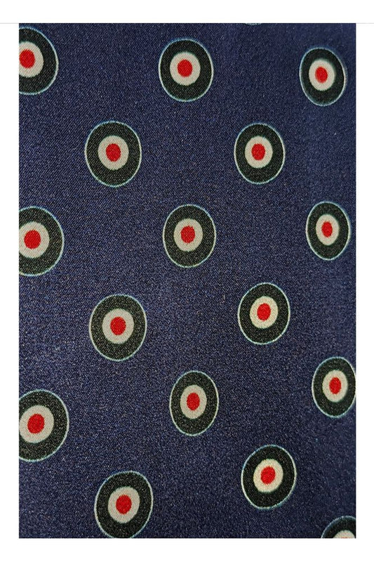 Target Print Blue / Red / Green - Silk Scarf