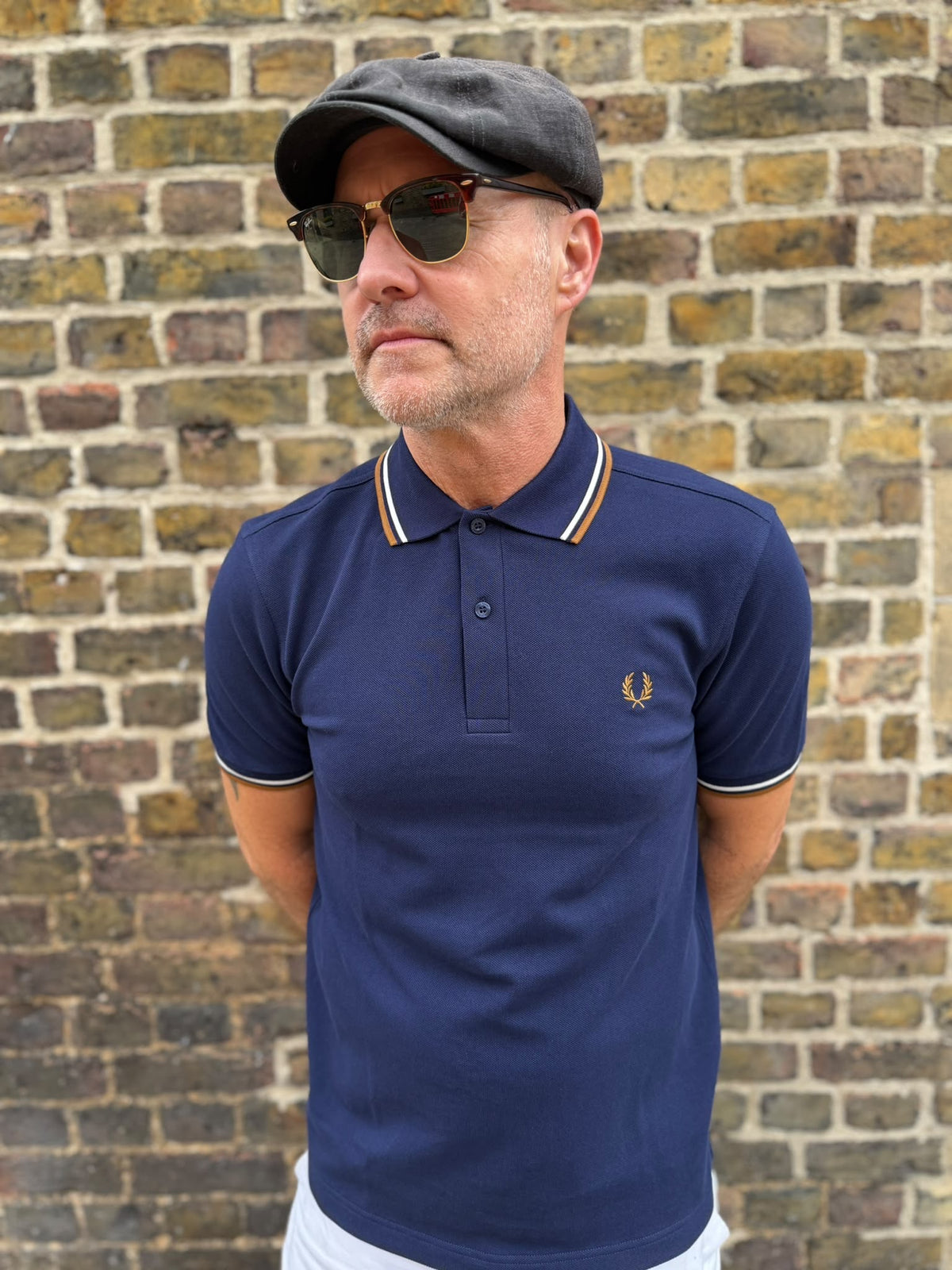 M3600 Twilight Navy / Snow White / Dark Caramel - Polo