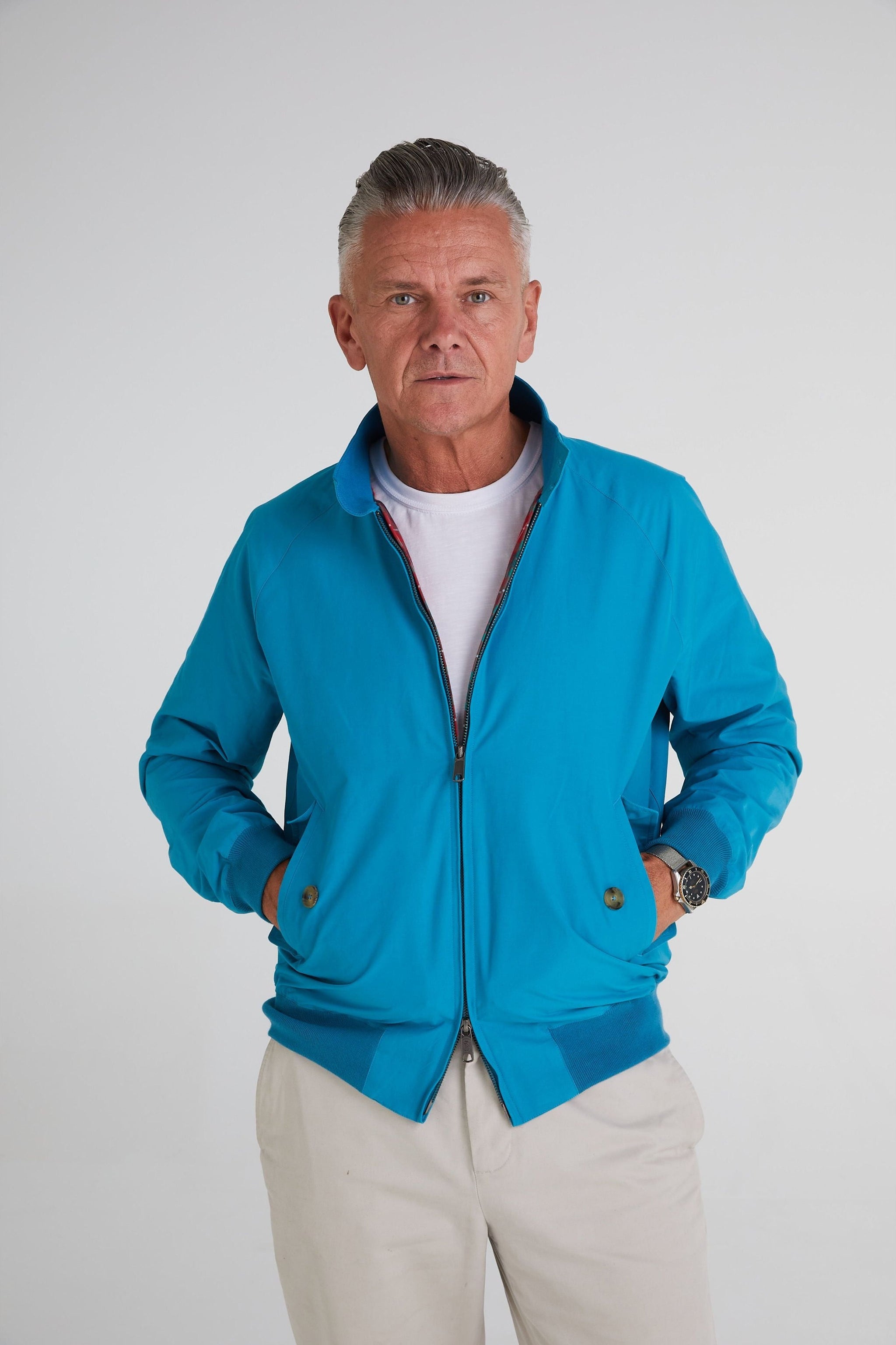 Baracuta G9 Modern Classic Dark Turquoise Harrington Jacket The Modfather Clothing Company