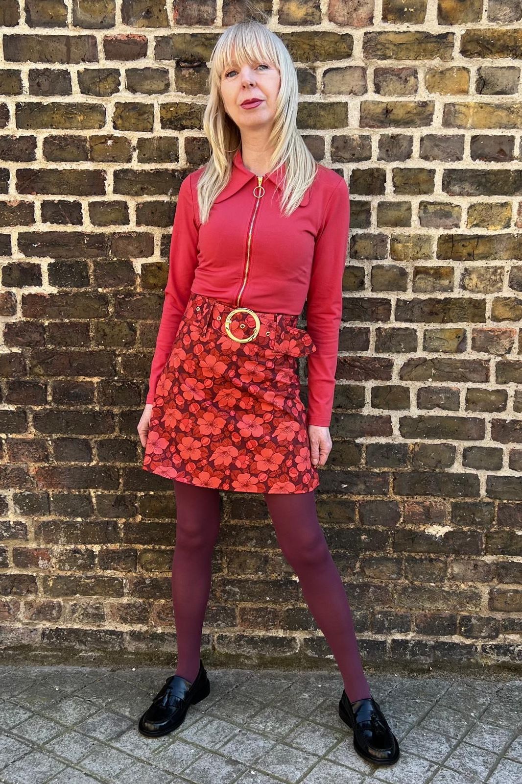 Cher Wild Autumn Red - Skirt
