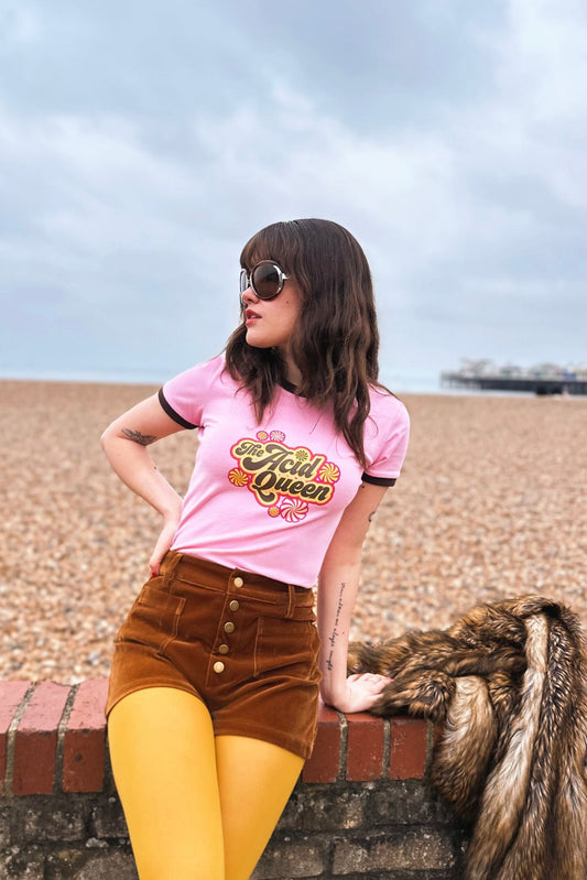 TW/3016 Exclusive Women's Acid Queen Pink - T-Shirt