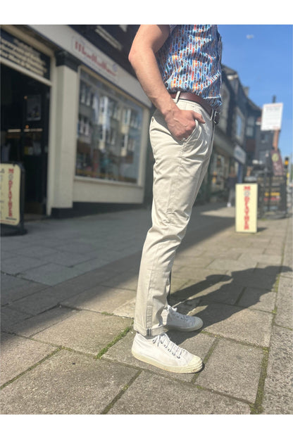 Signature Slim Stretch Chino 030 Putty - Trouser