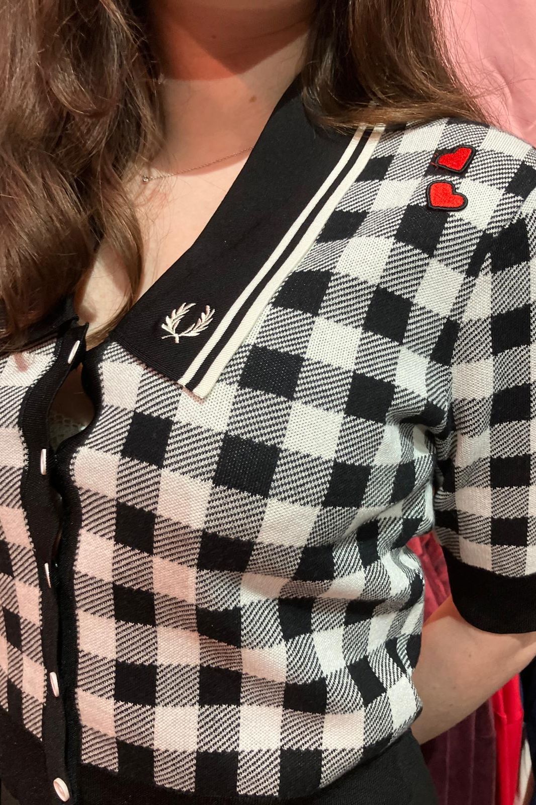 SK2134 Amy Winehouse Foundation Gingham Knitted - Shirt