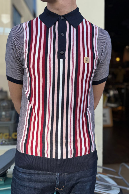 Jed Navy S/S - Polo Knit