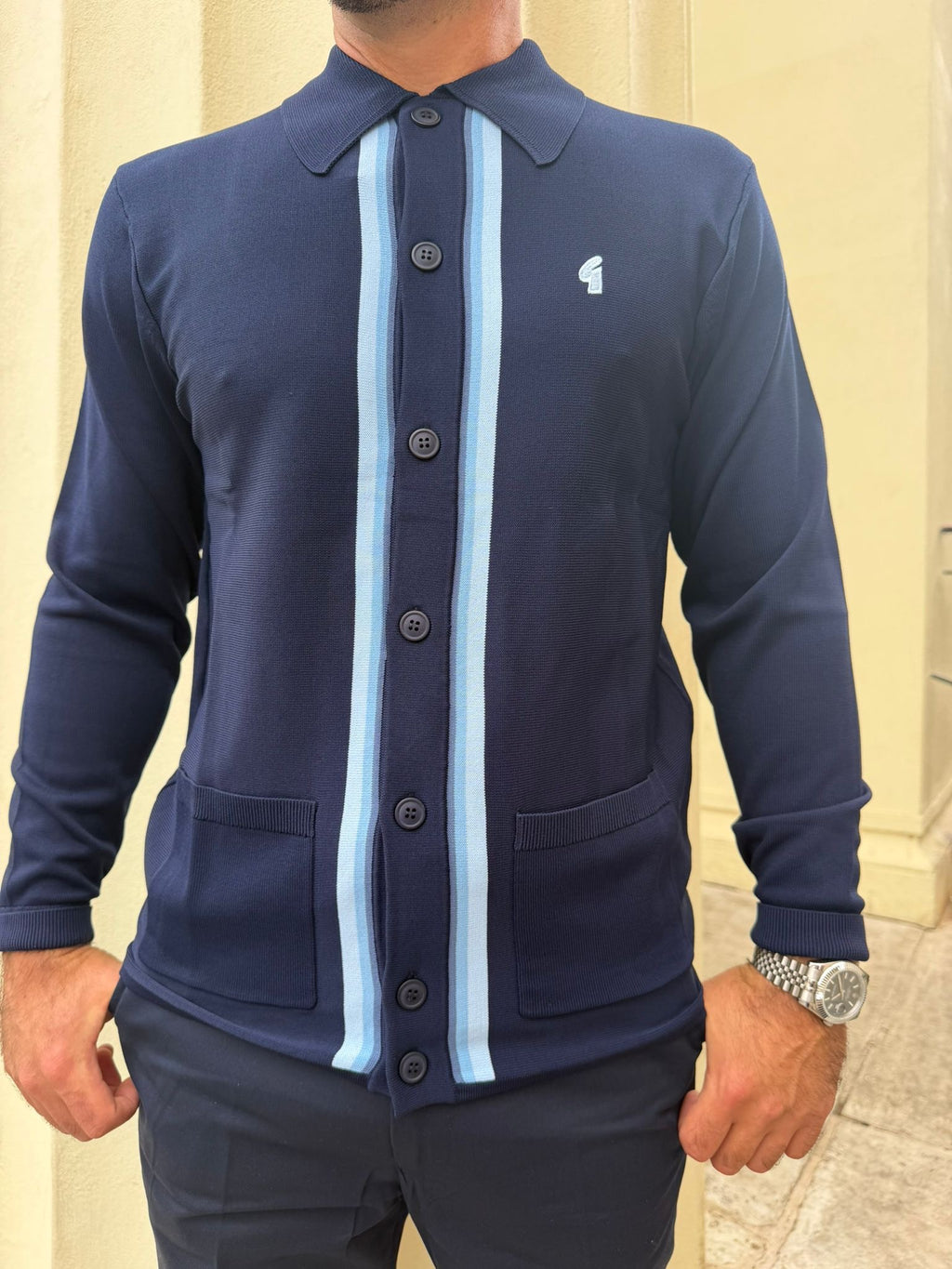 Bromley Navy - Knit