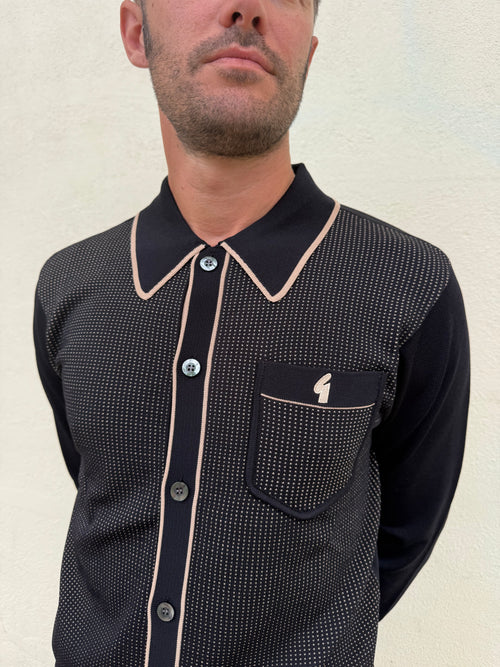Di Lello Black - Polo Knit