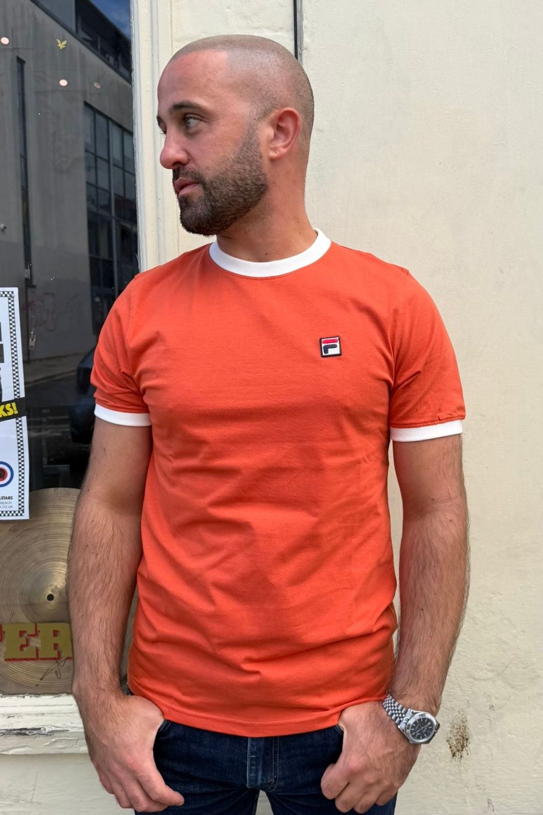 Marconi Burnt Ochre / Gardenia - T-Shirt