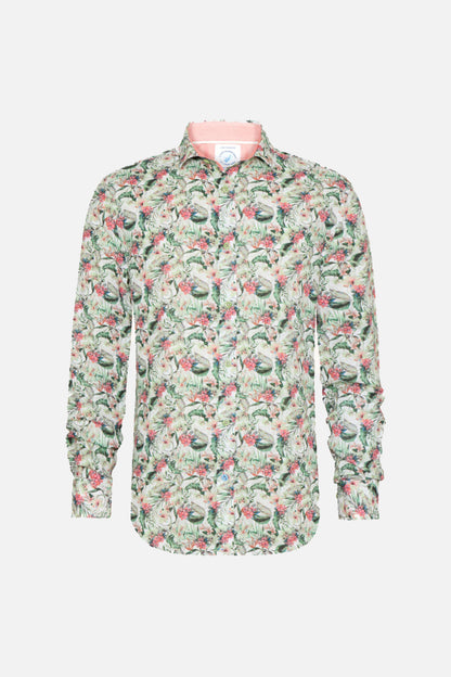 Floral Light Green - Shirt