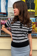 Supremes Fine Gauge Black - Polo Knit