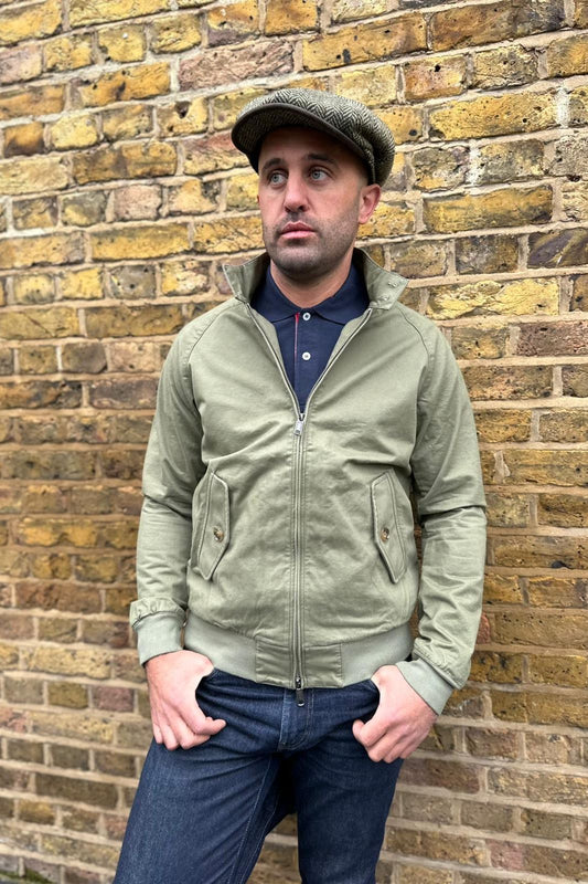G9 Twill Lichen Green - Harrington Jacket