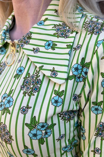 Jagger Dagger Collar Seaside Floral - Shirt