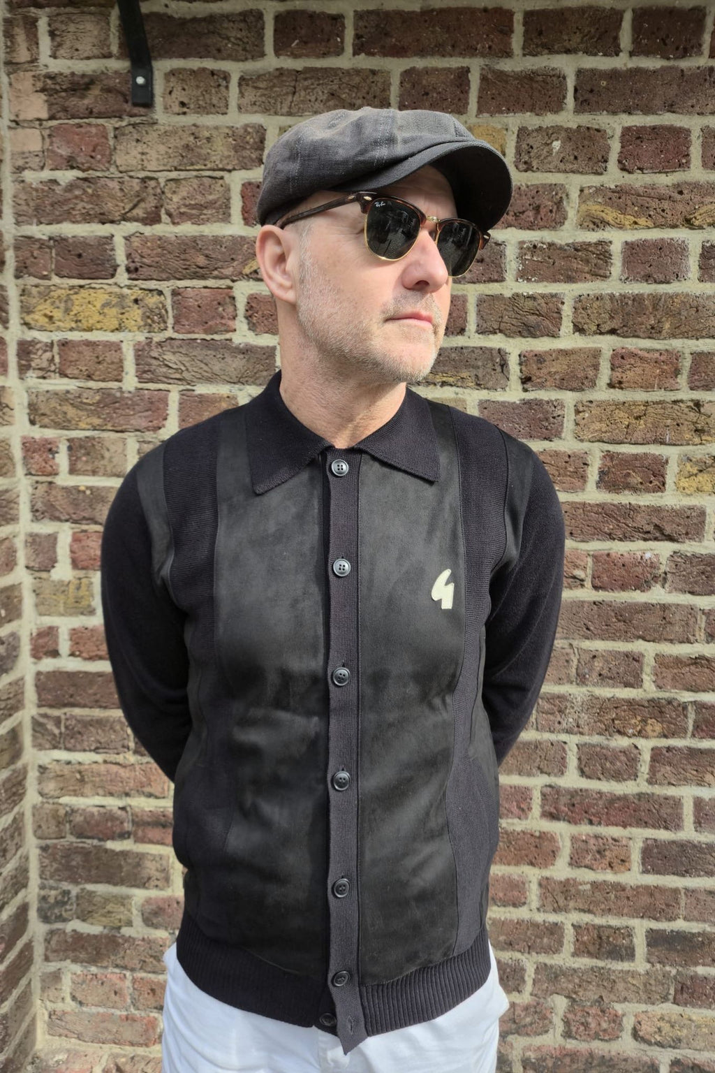 Gregory Black Button Through - Cardi