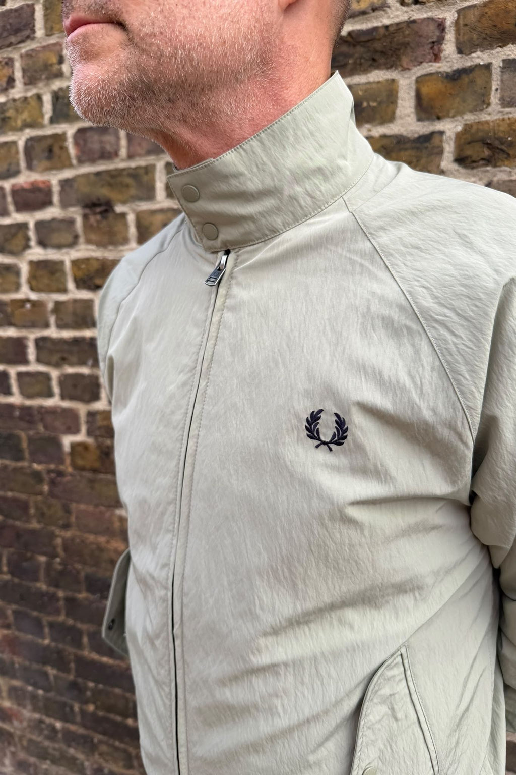 J3330 Crinkle Harrington Seagrass - Jacket