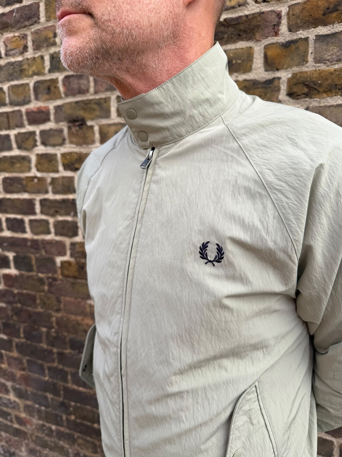 J3330 Crinkle Harrington Seagrass - Jacket