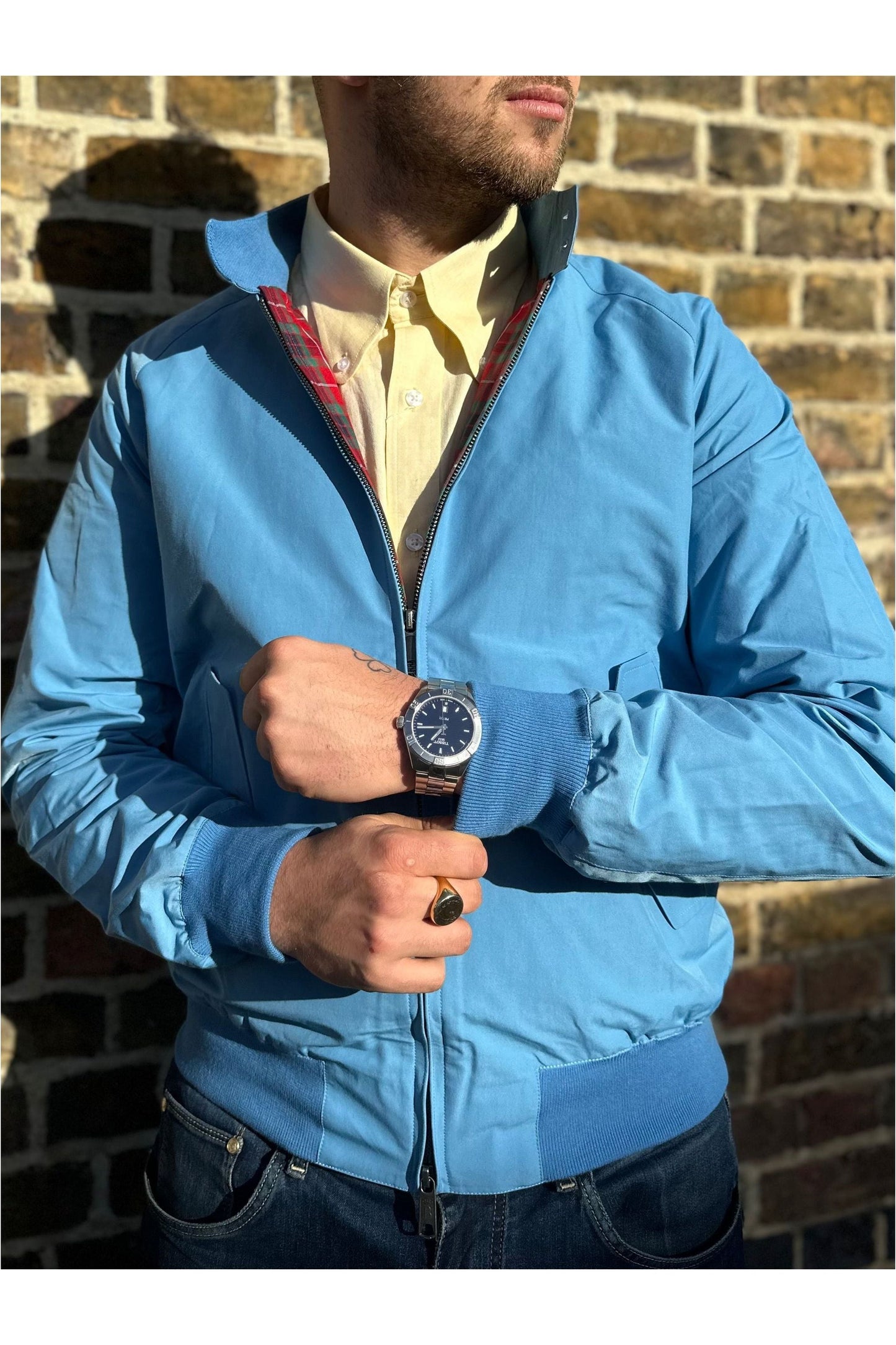 G9 Modern Classic Heritage Blue - Harrington Jacket
