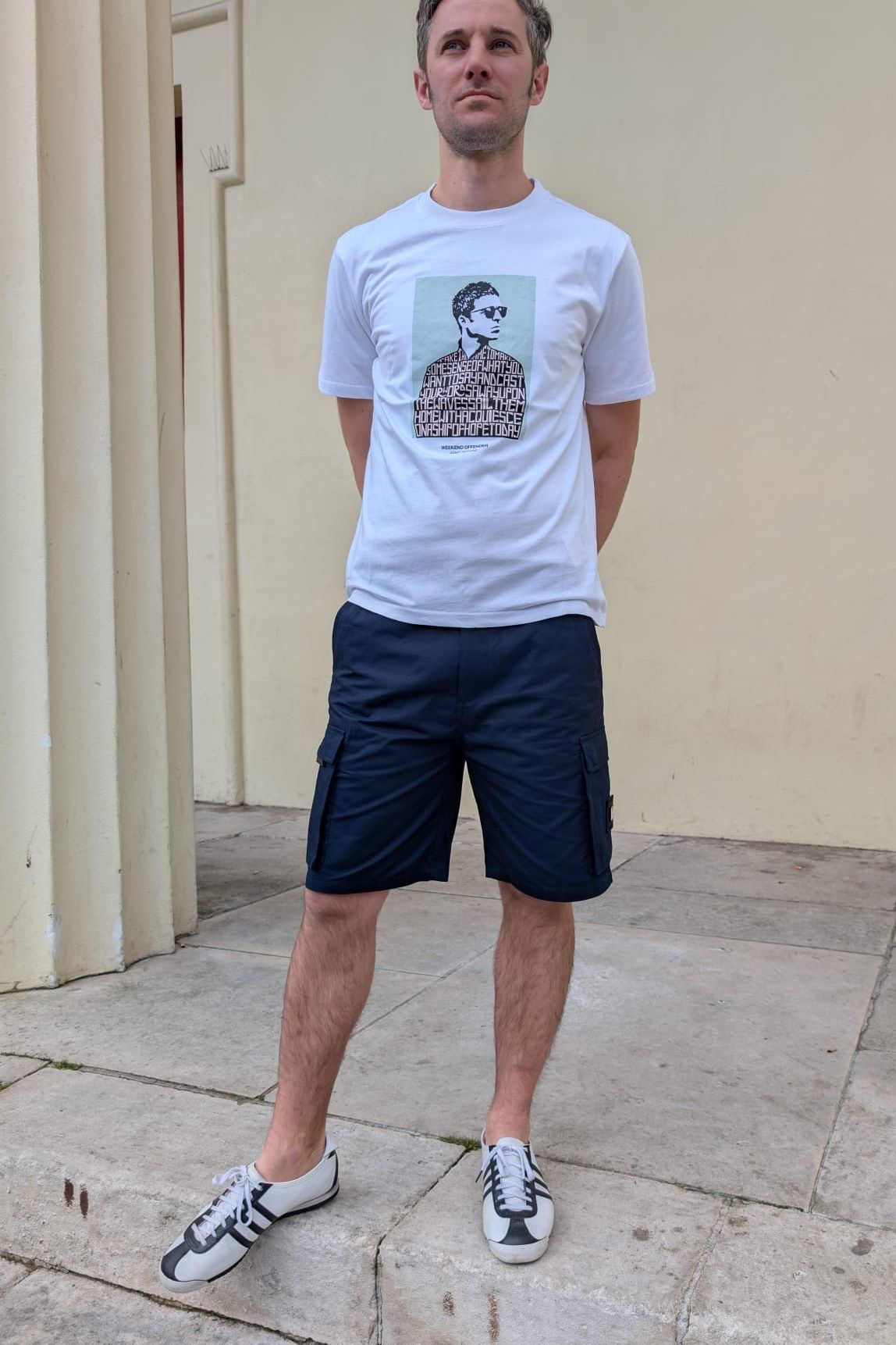 Camden White Graphic - T-Shirt