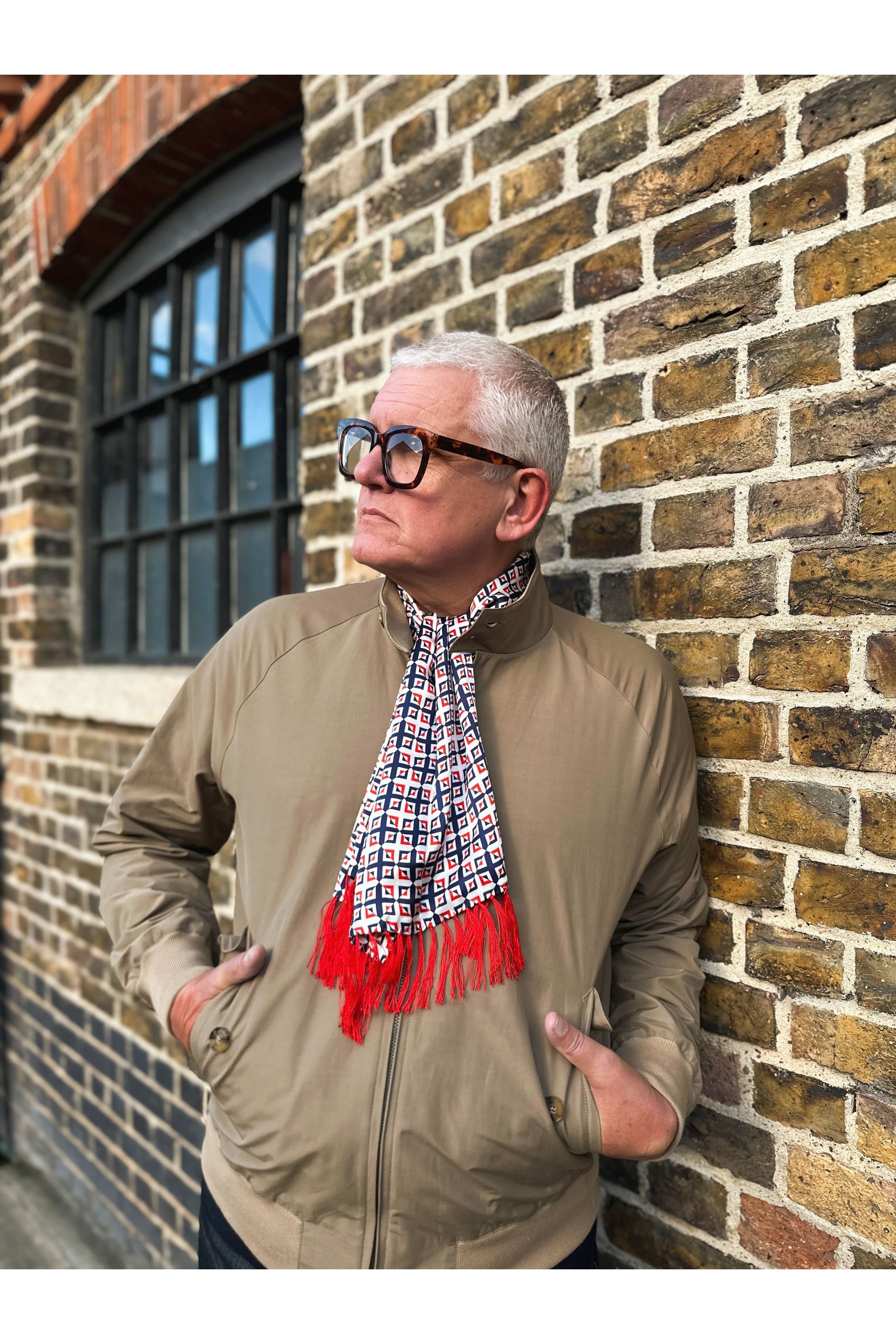 Exclusive Tootal Happy Jack - Silk Scarf