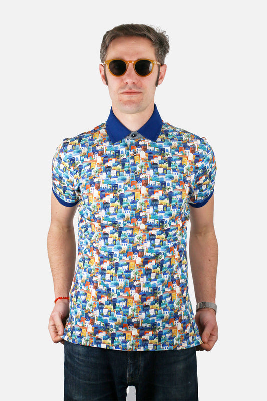 Town Multi Colour Blue - Polo
