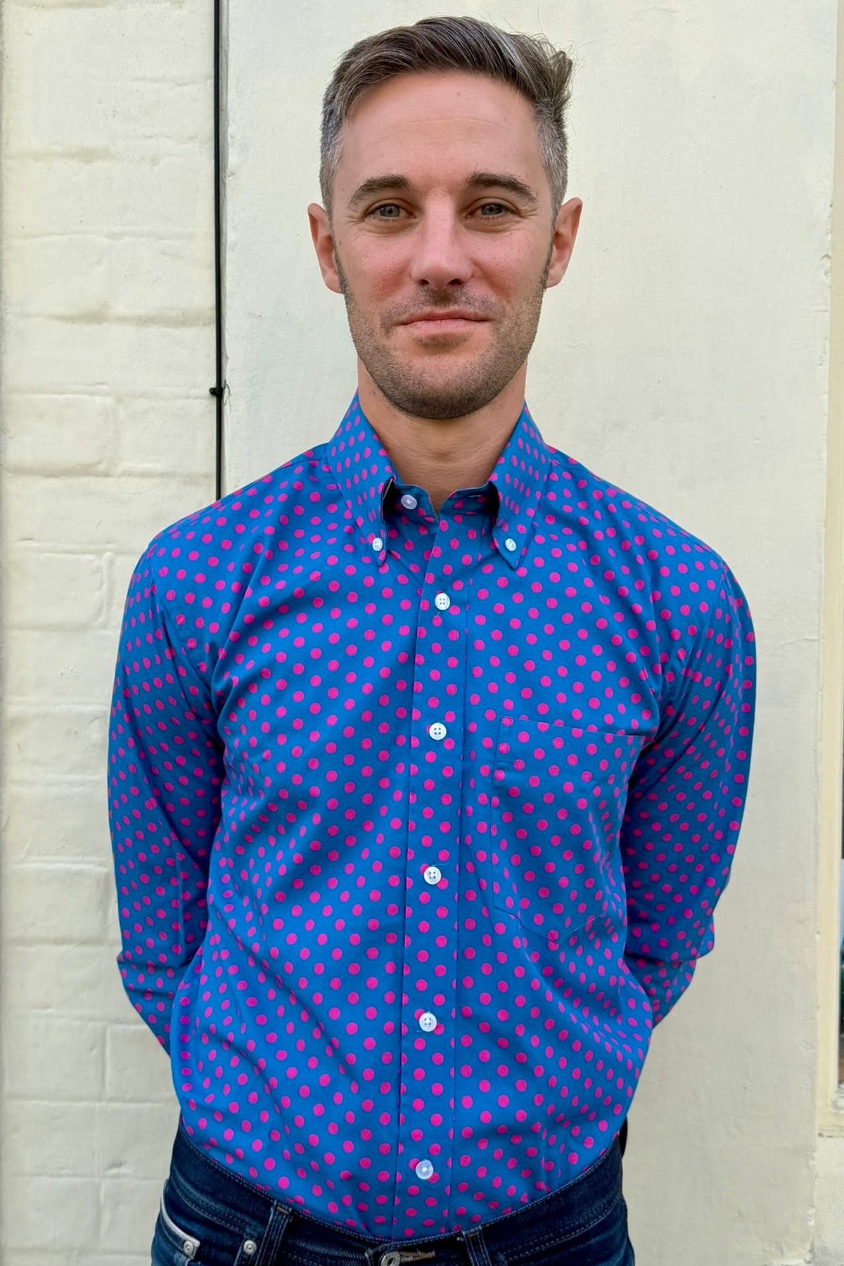 Polkadot Cobalt  - Shirt