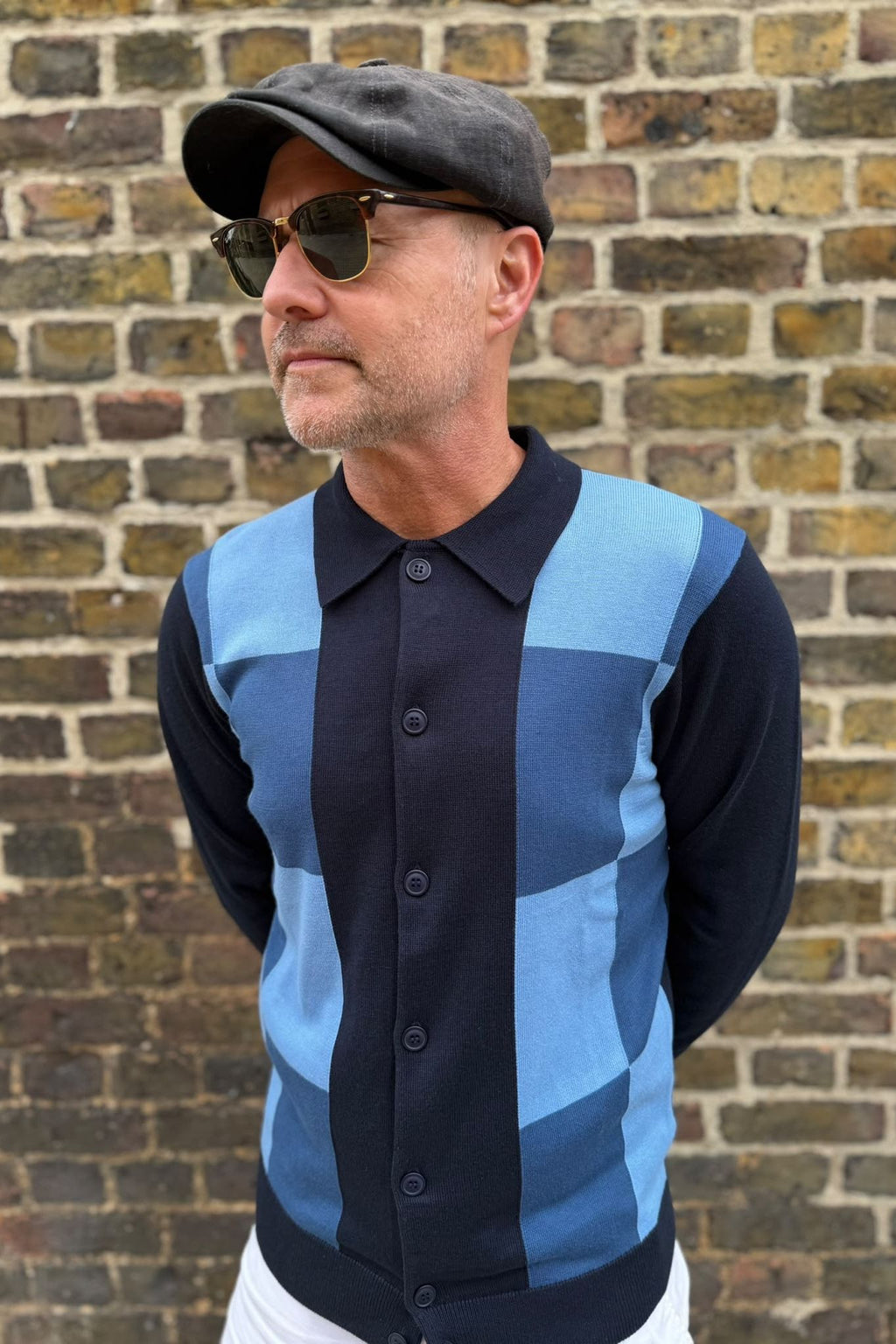 Crown Navy - Polo Knit
