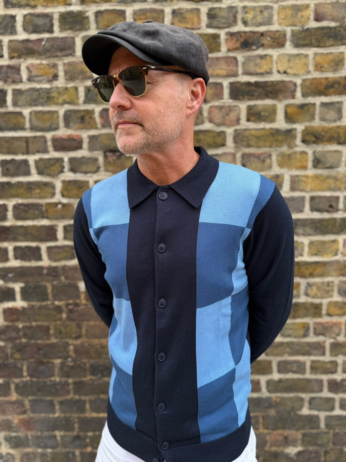 Crown Navy - Polo Knit