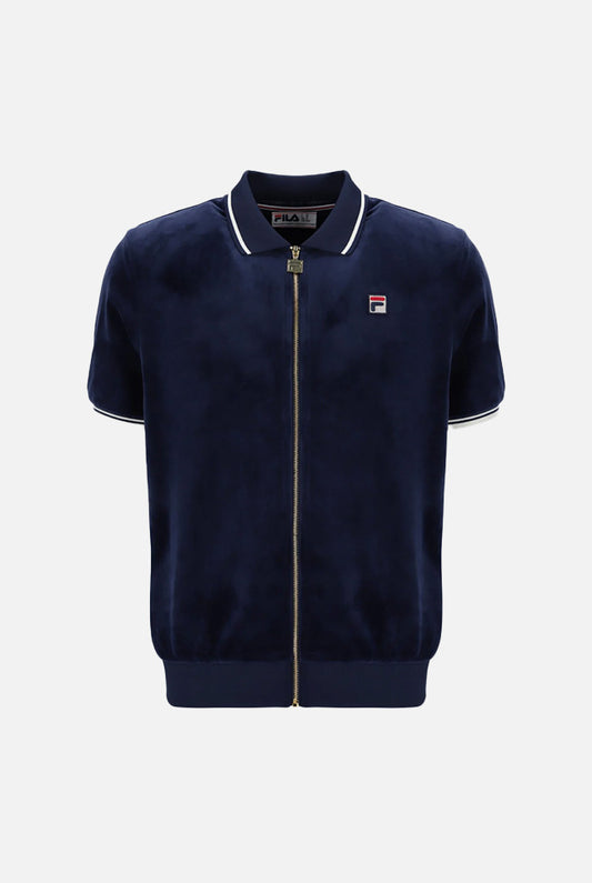 Terry Velour Navy / Gardenia - Polo