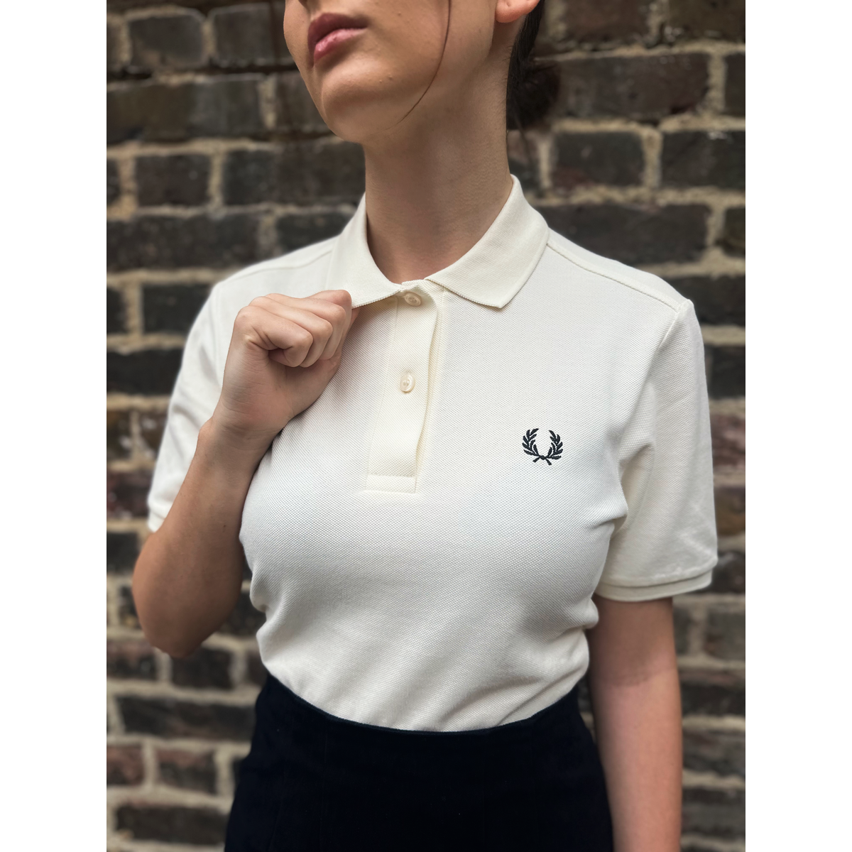 Fred Perry - Women's G6000 Ecru - Polo – The Modfather Clothing Company