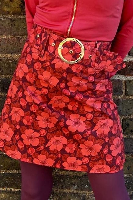 Cher Wild Autumn Red - Skirt
