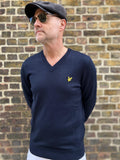 V-Neck Dark Navy - Knitted Jumper