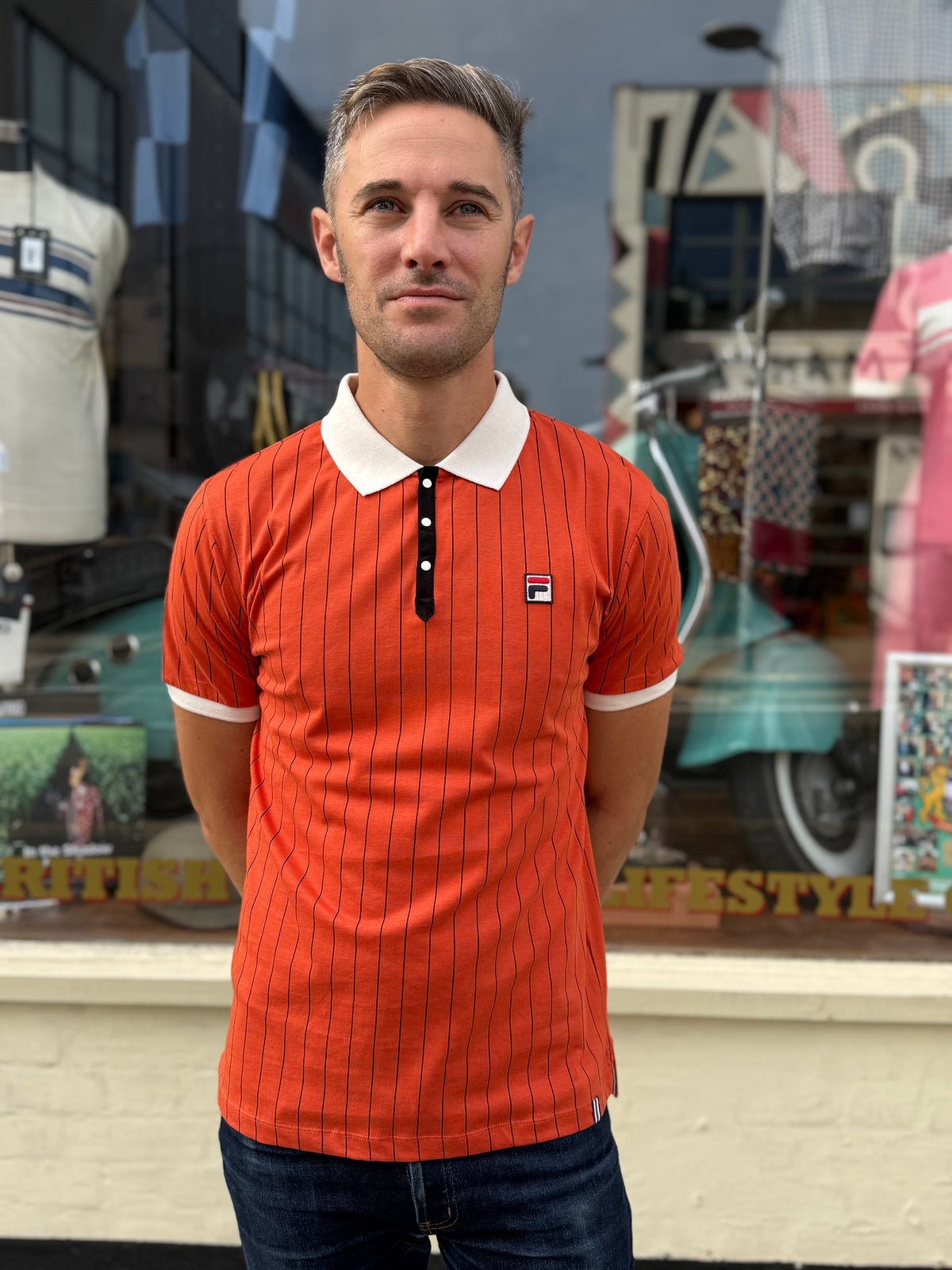BB1 Burnt Ochre / Gardenia - Polo