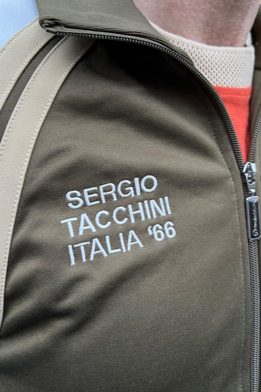 Ghibli Davis 66 Olive and Tan - Track Jacket