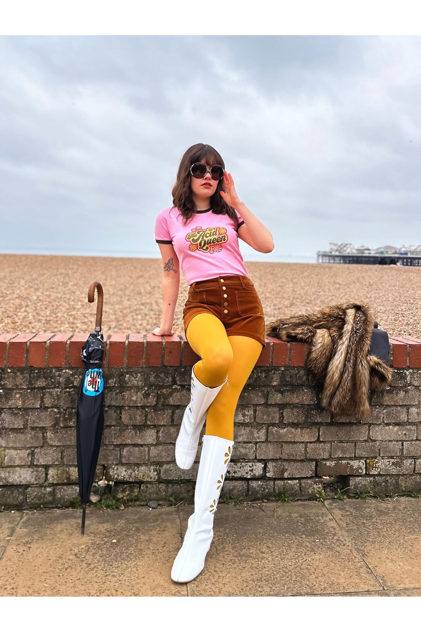 TW/3016 Exclusive Women's Acid Queen Pink - T-Shirt