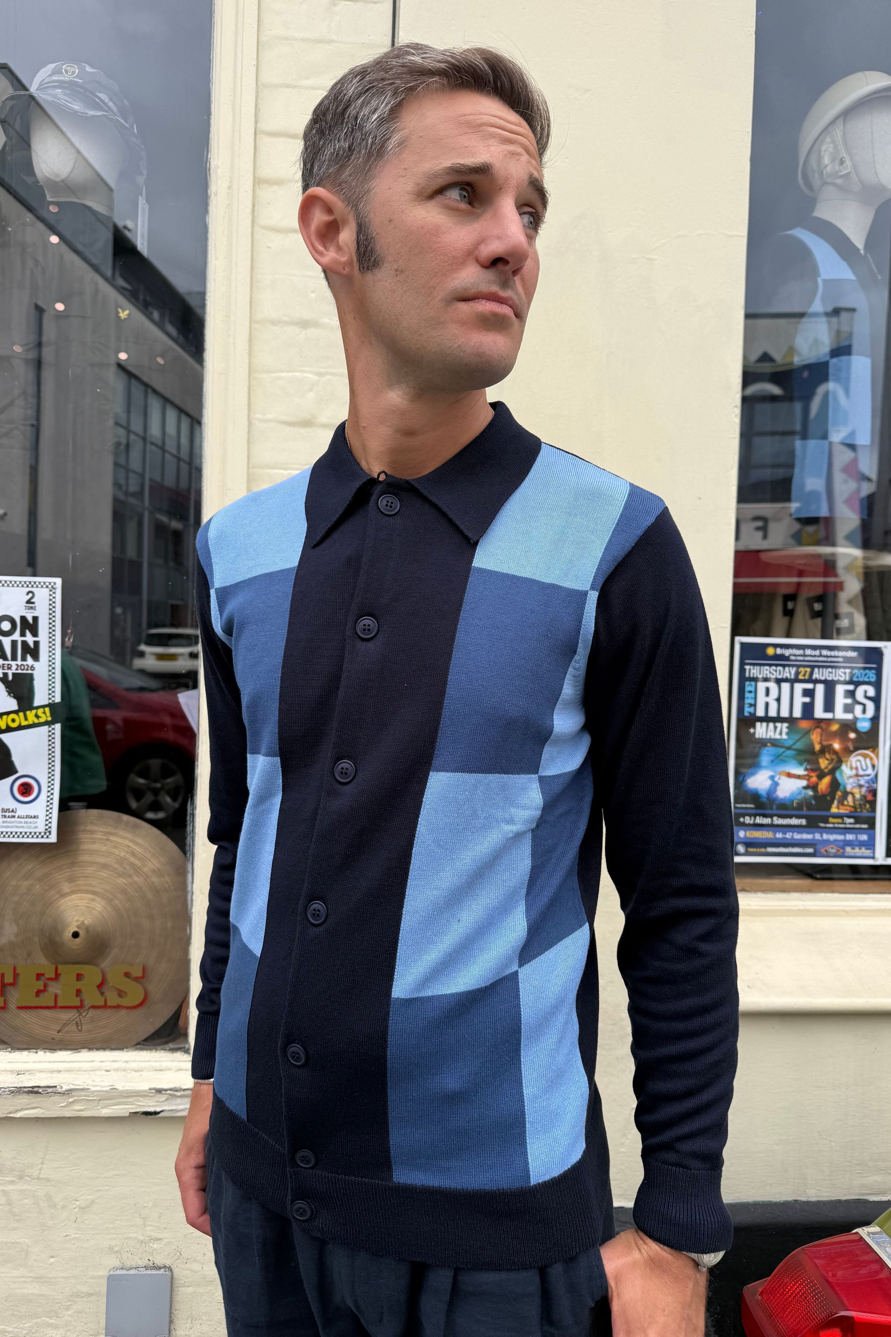 Crown Navy - Polo Knit