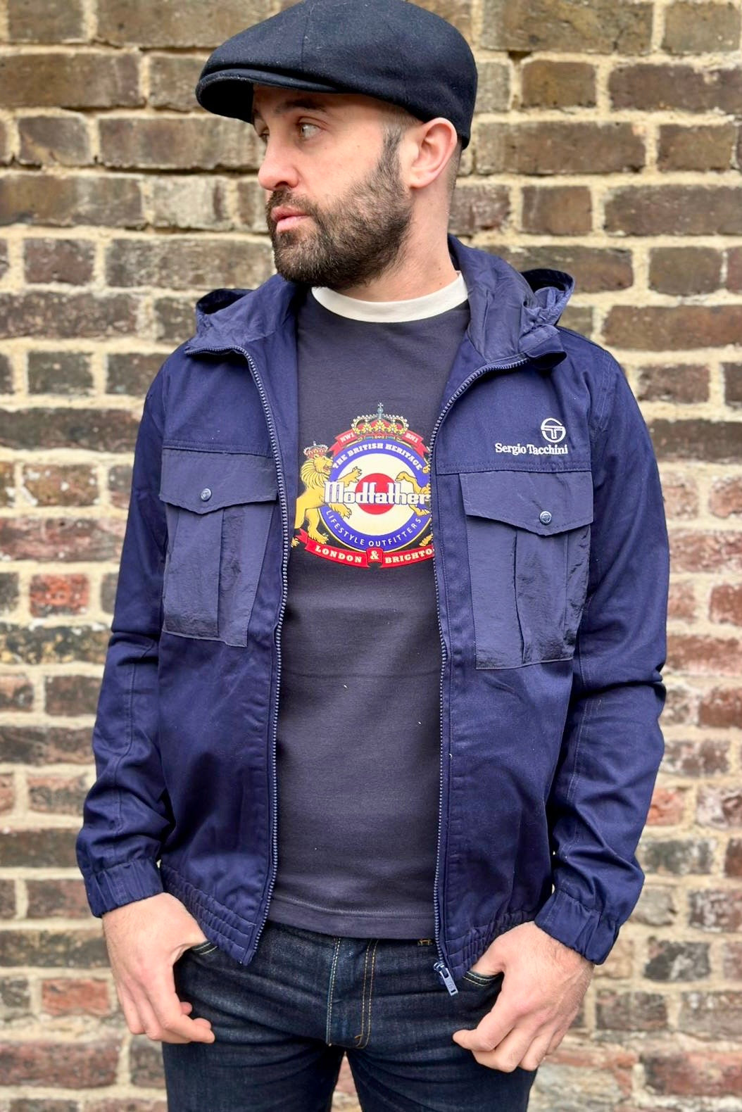 Dario Maritime Blue Hooded Technical - Jacket
