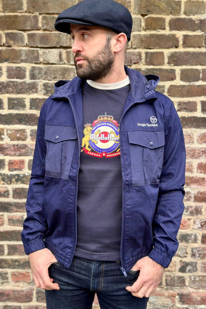 Dario Maritime Blue Hooded Technical - Jacket