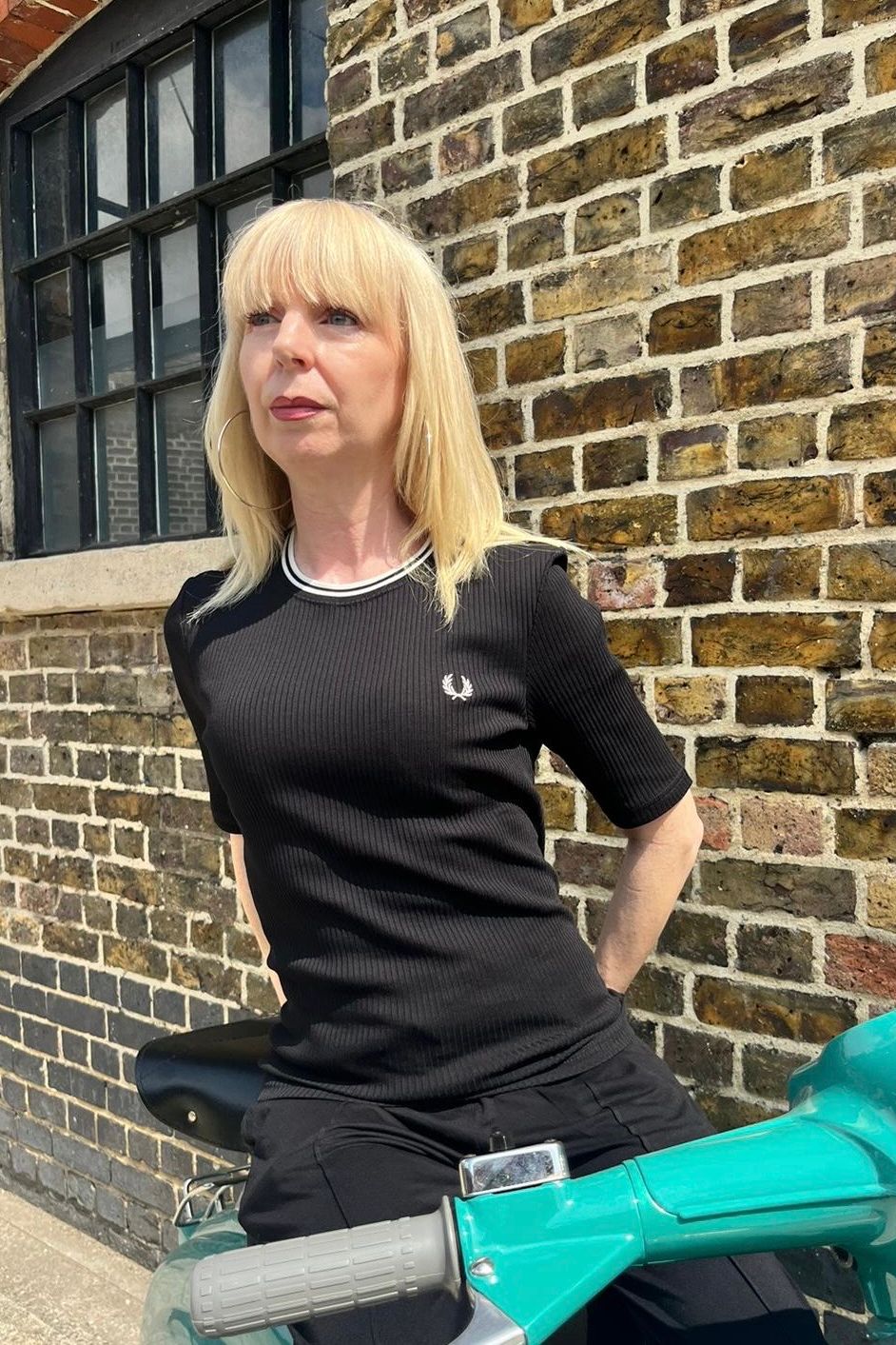 G3165 Ribbed Black - T-Shirt