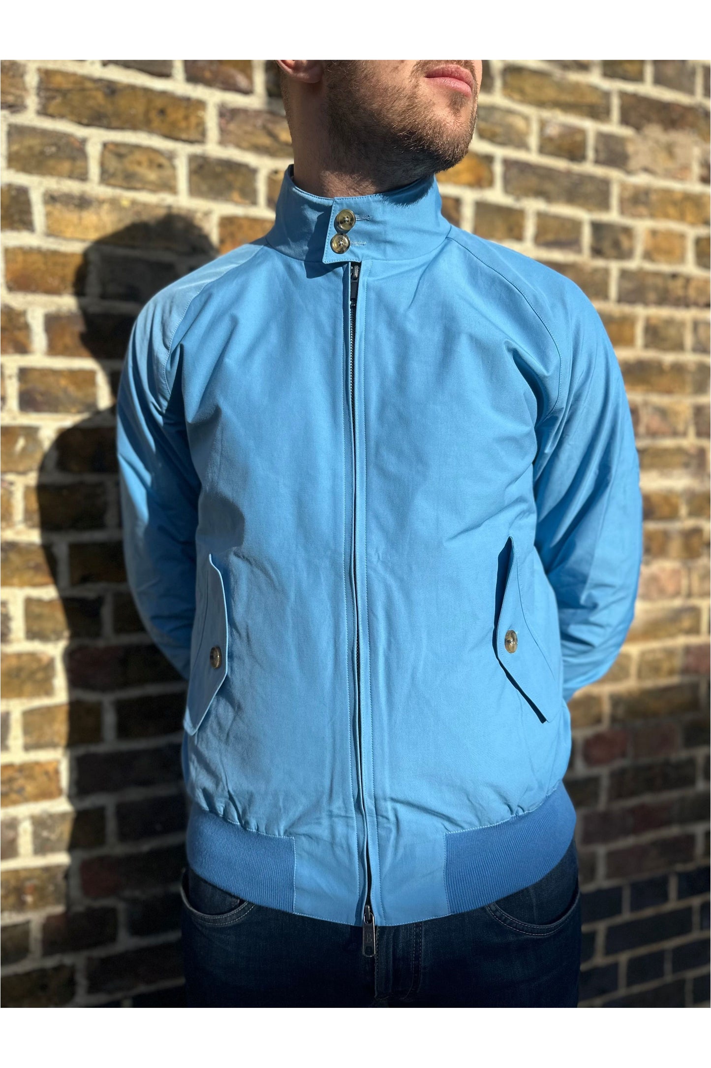 G9 Modern Classic Heritage Blue - Harrington Jacket