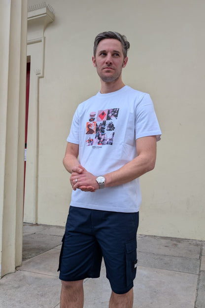 Low White Graphic - T-Shirt
