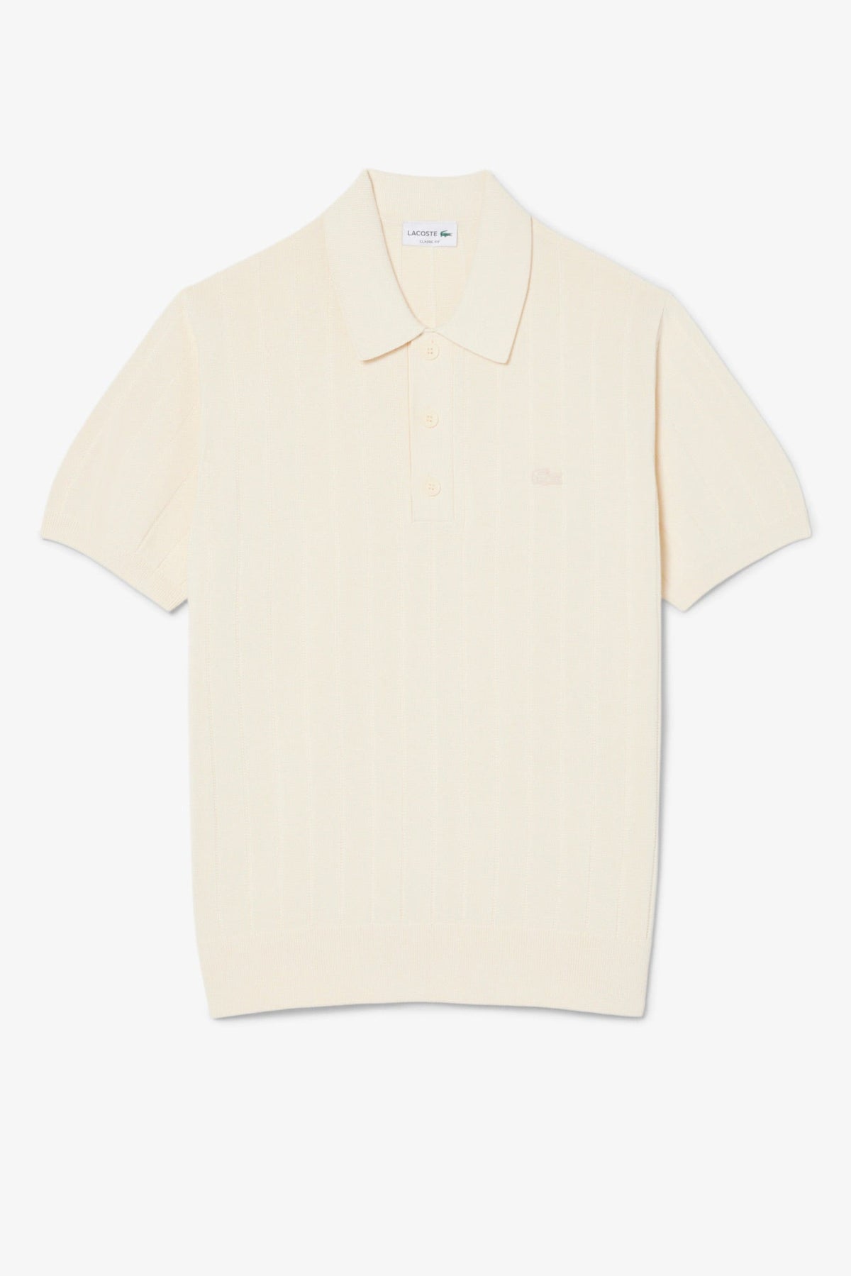 Fluid Ribbed Knit Beige - Polo