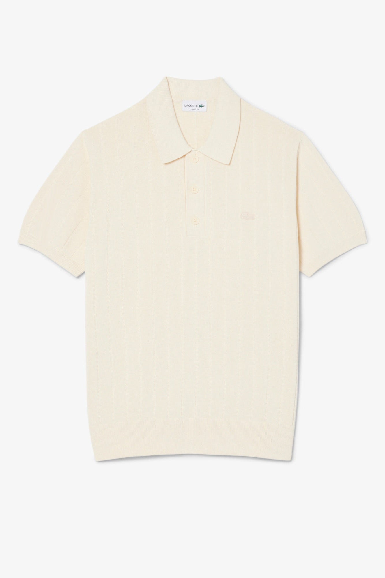 Fluid Ribbed Knit Beige - Polo