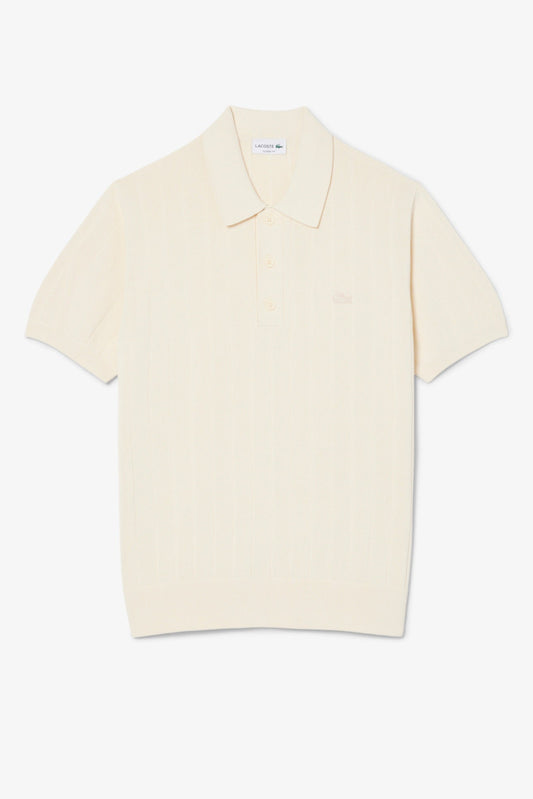 Fluid Ribbed Knit Beige - Polo