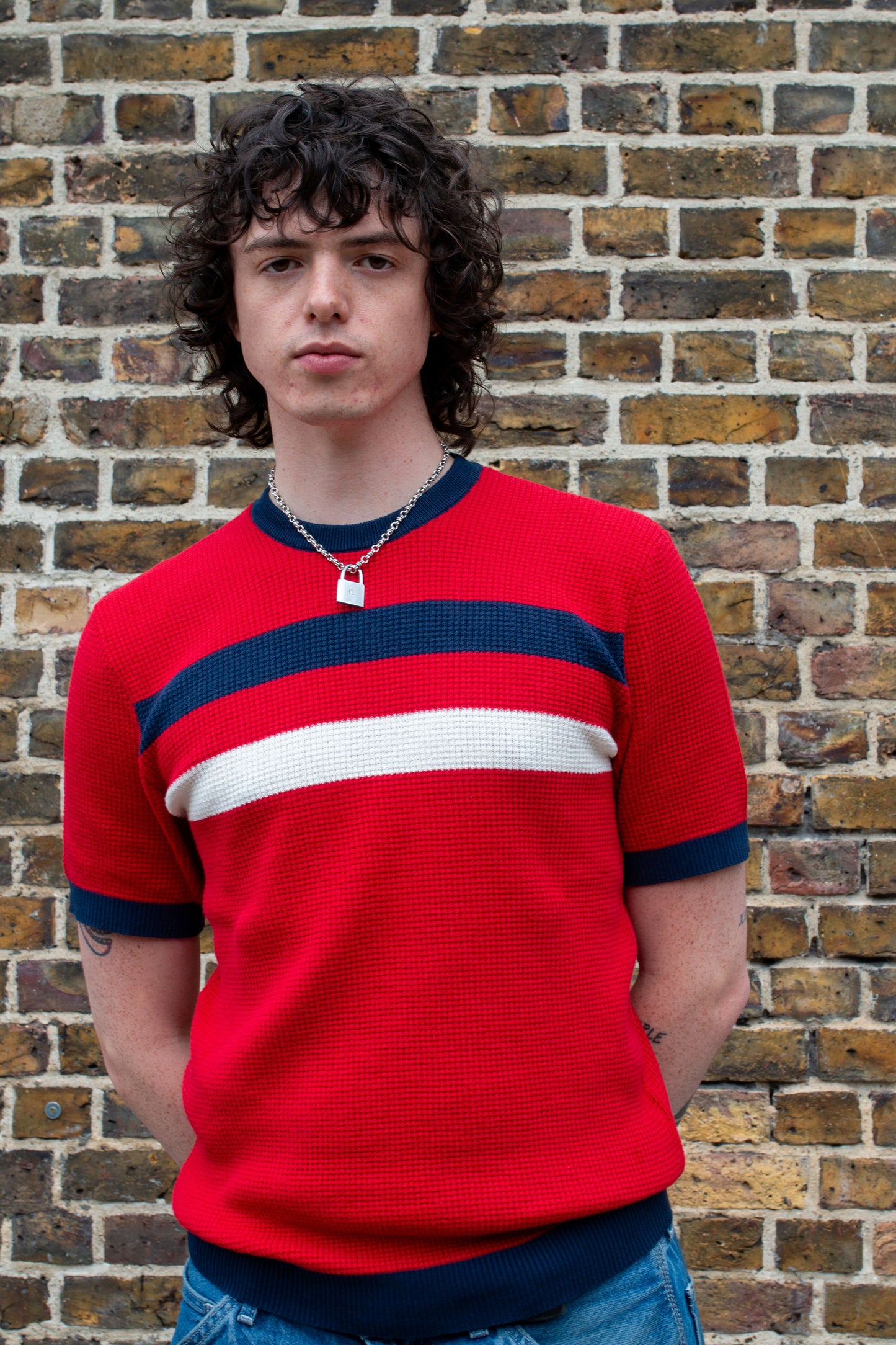 Goldhawk Pearce Equestrian Red - Knit