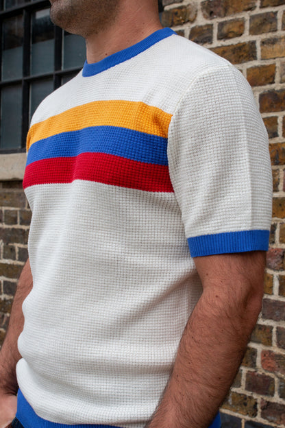 Goldhawk Scifo Off-White / Blue - Knit