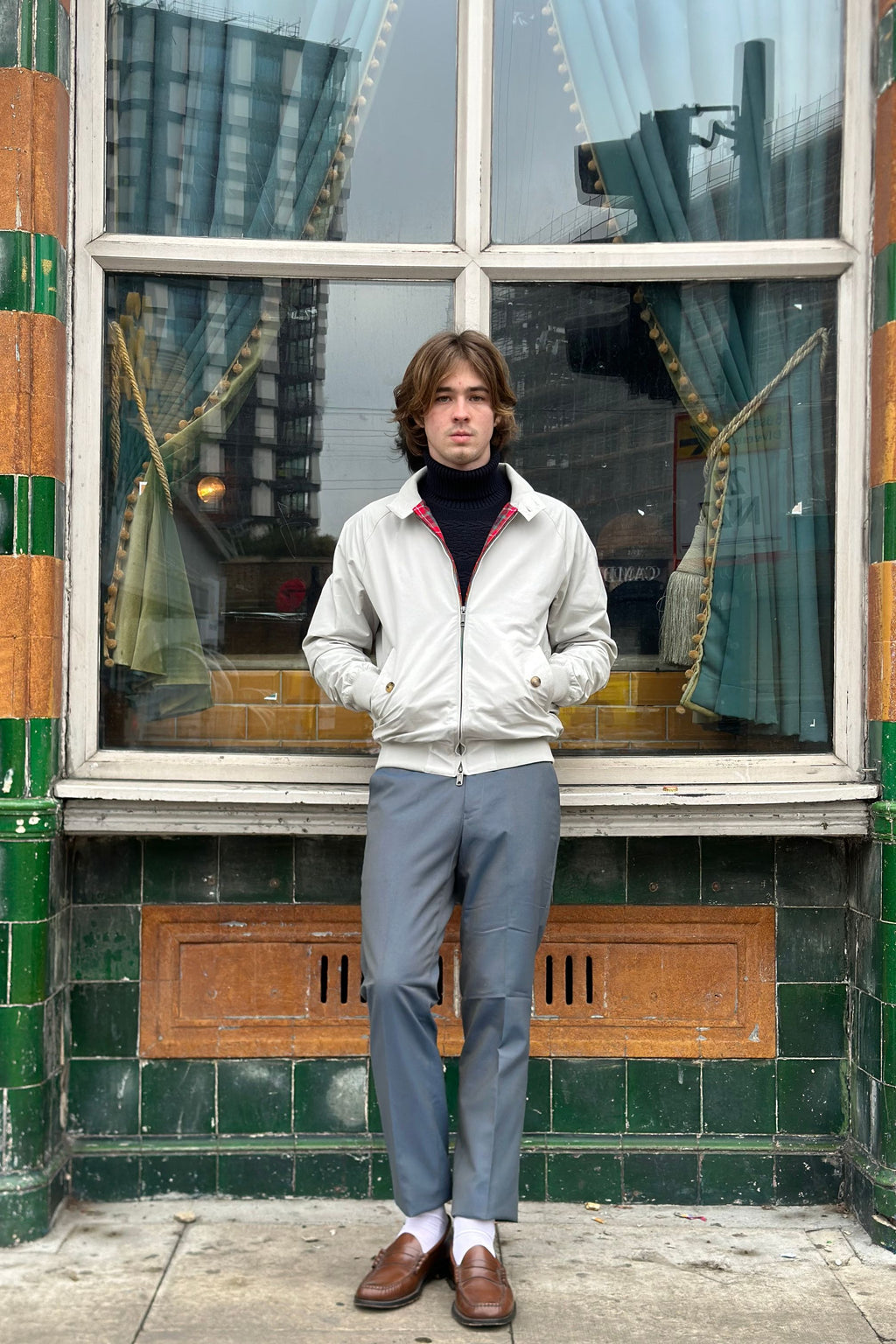G9 Modern Classic Mist - Harrington Jacket
