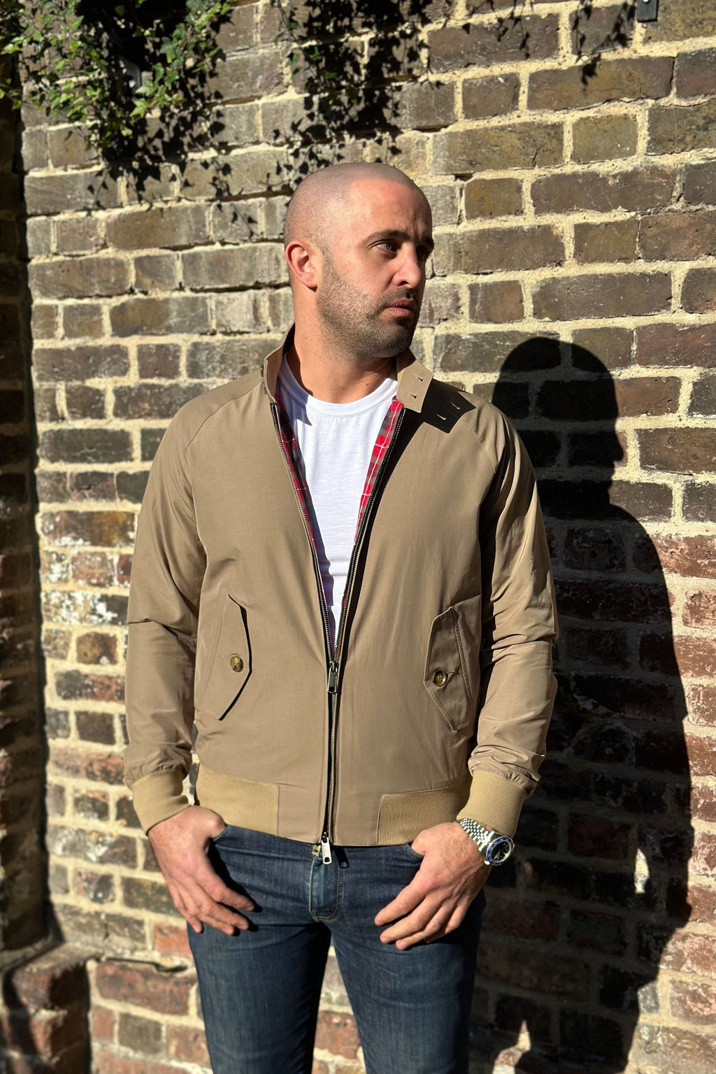 G9 Modern Classic Tan - Harrington Jacket