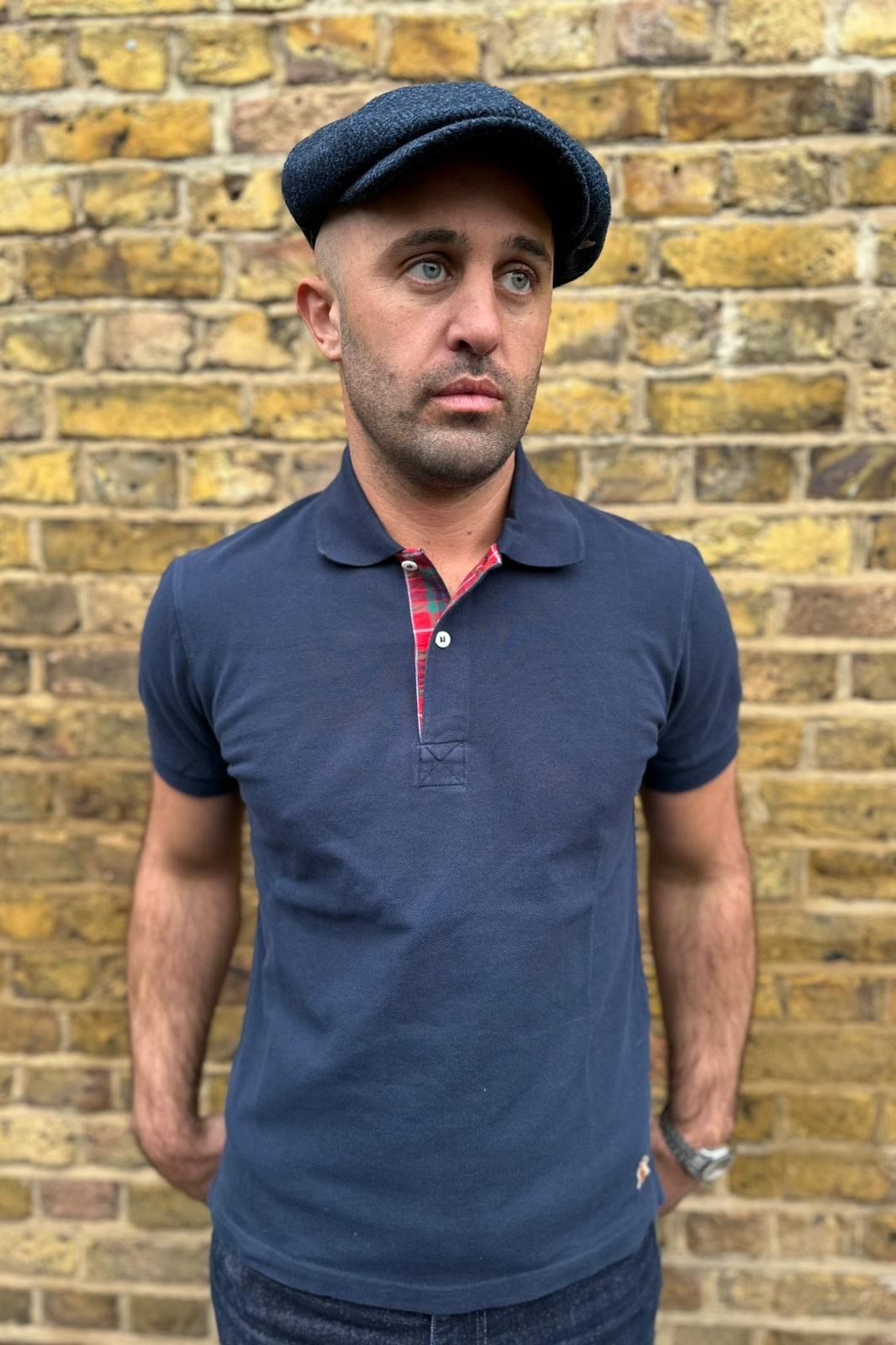 Baracuta Tartan Placket - Polo Shirt
