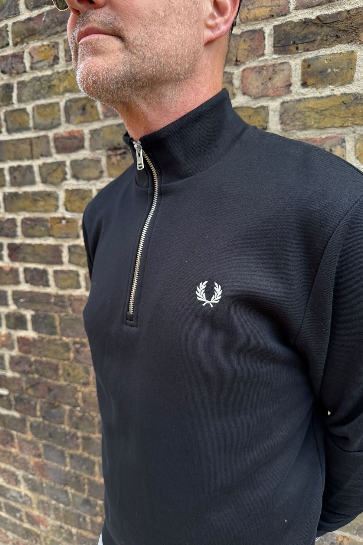 M3574 Half Zip Black - Sweatshirt