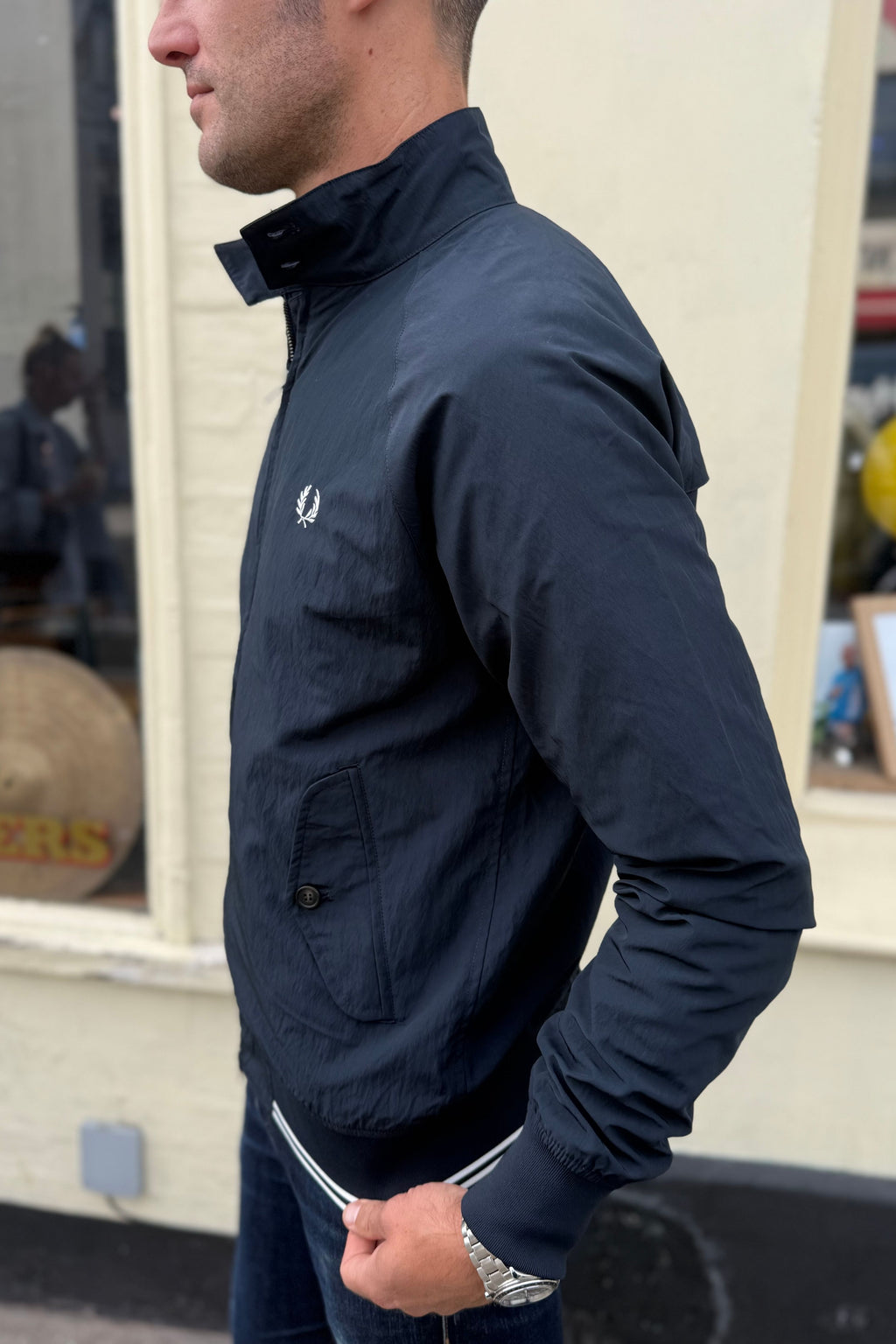 J2321 Crinkle Harrington Navy - Jacket