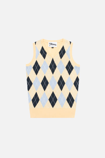 Bella Lemon Knitted - Tank Top